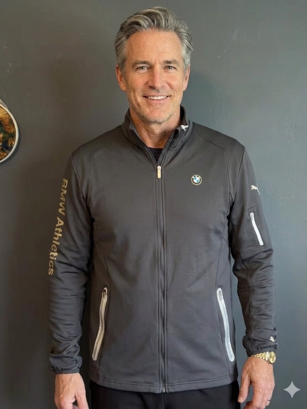 BMW Men’s Athletic Performance Jacket. Size Large.